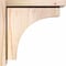 Ekena Millwork Huntington Smooth Corbel w/Backplate, Douglas Fir, 5 1/2"W x 12"D x 12"H COR06X12X12HUN01SDF - alternate 2